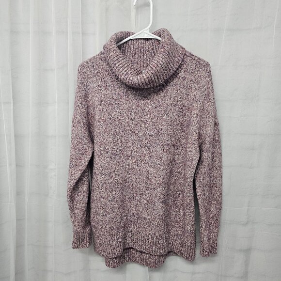 Old Navy Purple Marled Turtleneck Sweater Preppy Cabin Winter L - Picture 7 of 10